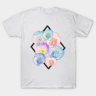 Evening Primroses (Blue) T-Shirt